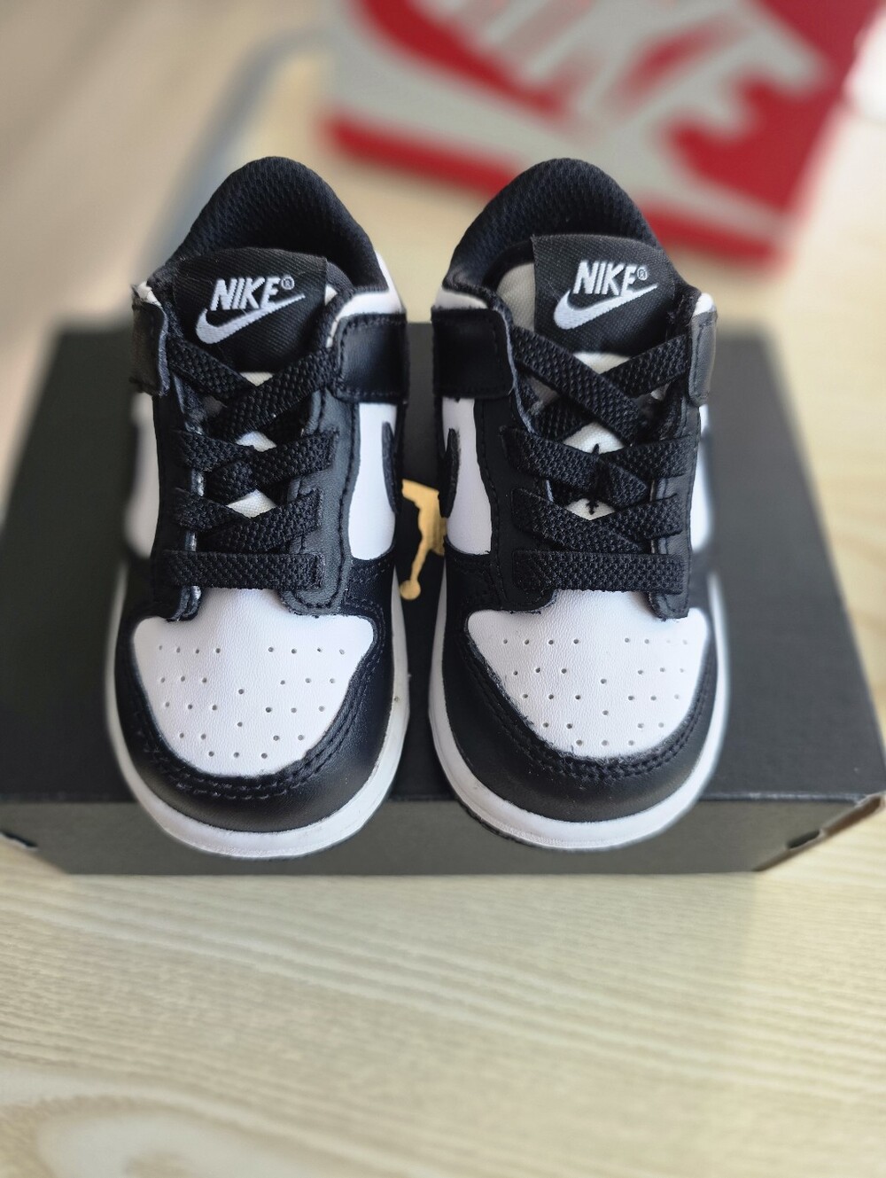 Nike Kids Black and White Low-Top Sneakers
